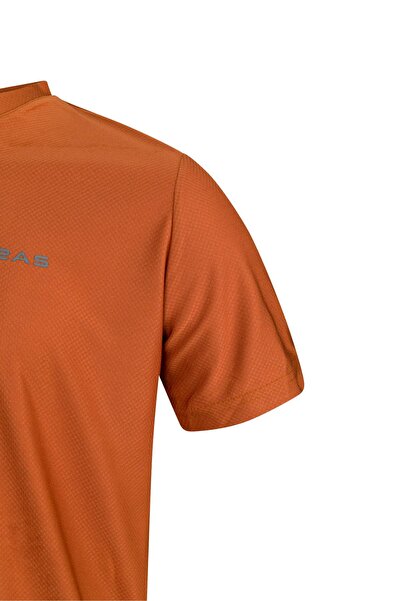 2AS Μπλουζάκι Elba με λαιμόκοψη σε σχήμα V καφέ