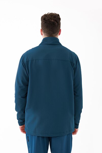 2AS Мъжко яке Walker от мериносова вълна в тъмносиньо