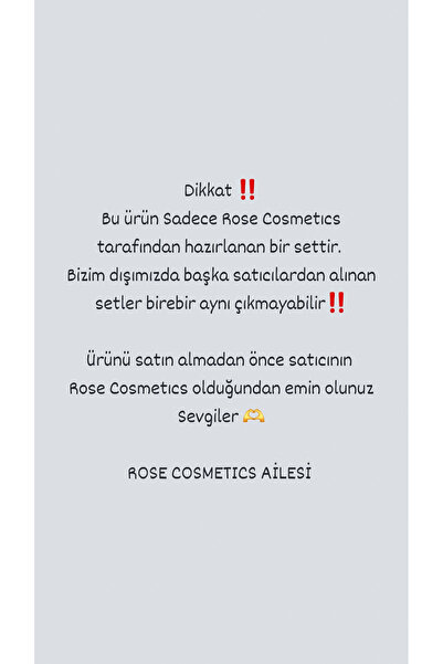 Farmasi Rose Cosmetıcs Set