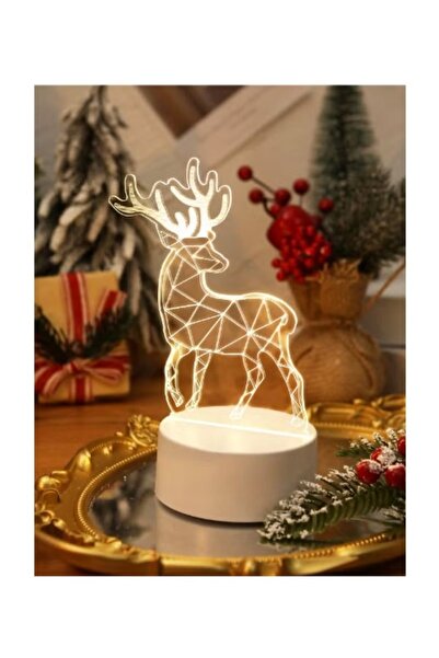 huitich Deer 3D LED Lamp White