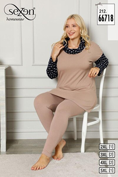 Lady Lingerie PIJAMA SET DUGIH RUKAVA VELIKIH DIMENZIJA