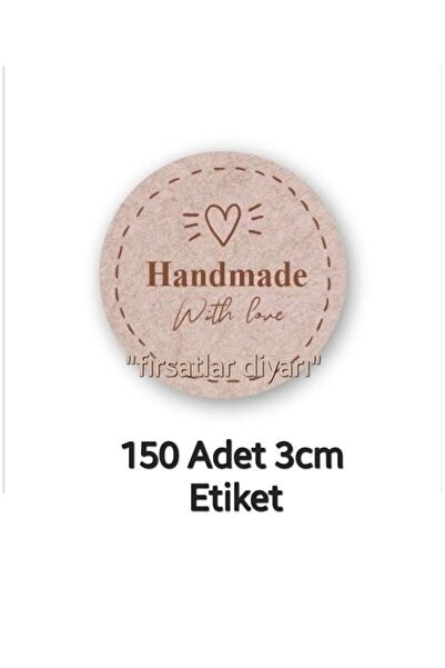 fırsatlar diyarı Autocolant pentru ambalaj cadou lucrat manual - 150 buc