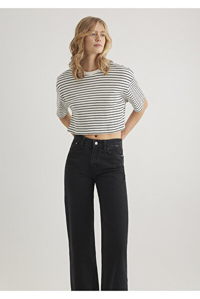 Mavi Μπλουζάκι ριγέ Crop Crop / Short Cut1612700-85308