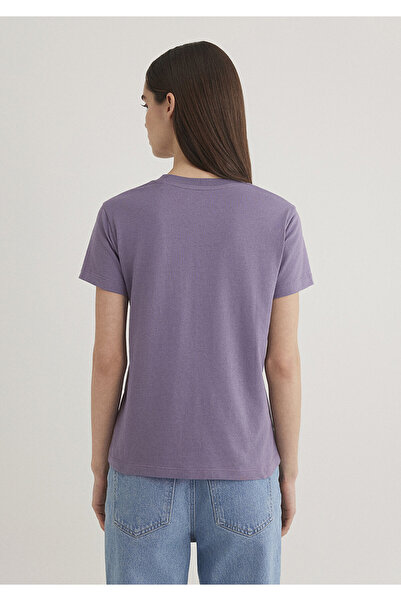 Mavi Cat Printed Purple T-Shirt Slim Fit / Slim Fit1612233-70608