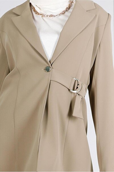 Alvina Buttoned Double Pants with Belt Detail. Team 30309