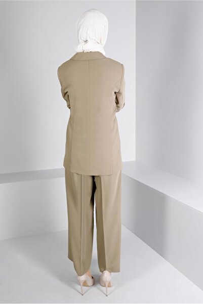 Alvina Buttoned Double Pants with Belt Detail. Team 30309