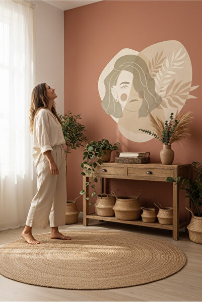 Kt Grup Boho žena, moderna zidna naljepnica za dnevnu sobu i ulaz