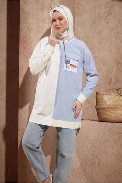 Alvina 44618 Модель Спортивна куртка з капюшоном