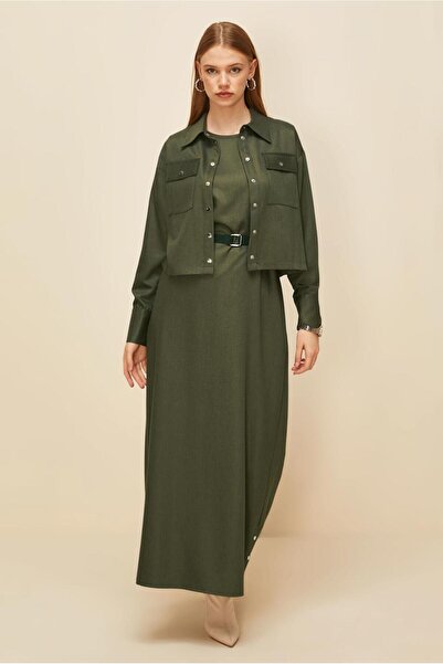 Alvina Jacket and Belted Dress Suit 46030