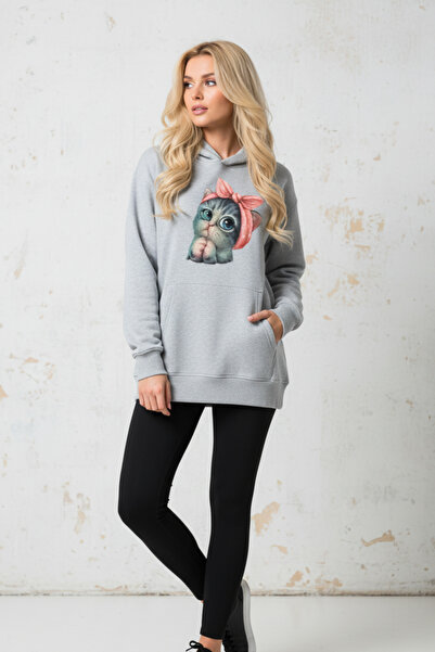 UNCİA OUTDOORS Φούτερ Unisex Oversize με στάμπα