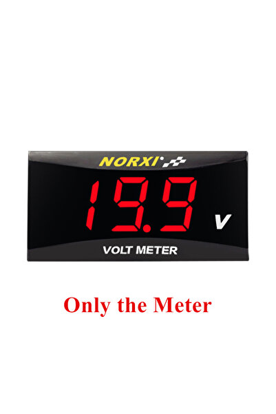 Choice عداد دراجة نارية أحمر فقط، عداد فولتميتر درجة حرارة الماء، مدونة سوبر ...