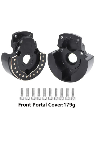Choice Front Portal Cover F10 Axle Brass Weights Steering Knuckles Front and Rear Portal Cover for 1/10 RC