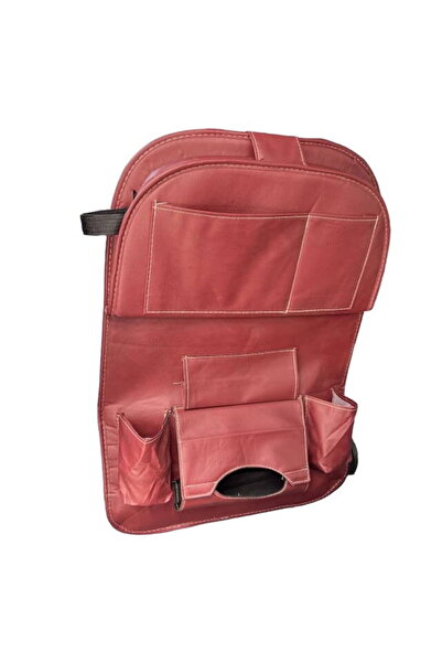 Empria Organizator scaun auto copii, impermeabil, Empria, 63x44.5 cm, Visiniu