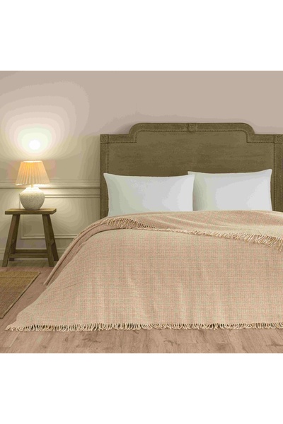 Linens Amorie Çift Kişilik Turuncu Battaniye