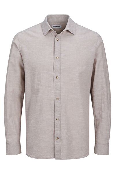 Jack & Jones Erkek Keten Karisimli Gömlek - Summer