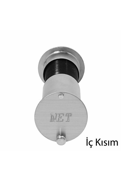 Arvax Kapaklı Geniş Çelik Kapı Dürbünü 60-90 Mm Ayarlanabilir Dürbün