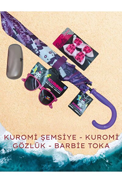 kuromi Lisanslı Çocuk Şemsiyesi , Lisanslı Güneş Gözlüğü , Lisanslı Toka
