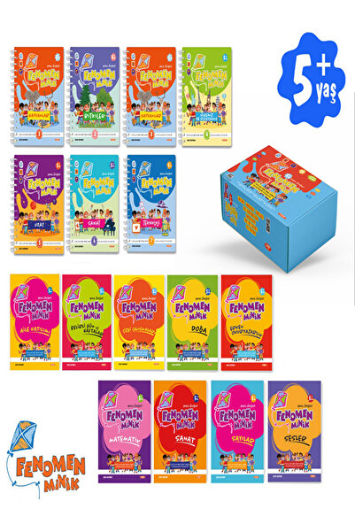 Kurmay Yayınevi Fenomen Minik Okul Öncesi Öğrenci Seti (5 YAŞ) (16 KİTAP)