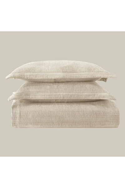 Linens Velona Çift Kişilik Yatak Örtüsü Seti Kum
