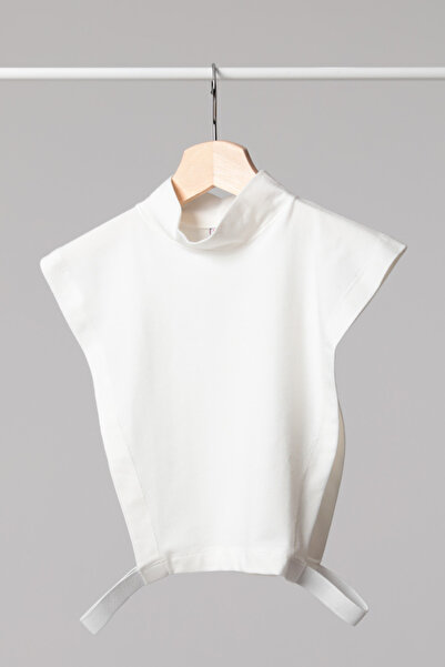 ipekistanbul Penye Tesettür Boyunluk - %100 Pamuk - Ekru