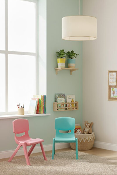 SANDALİE Junior 2 Adet Ergonomik Konforlu Anaokulu Kreş Çocuk Sandalyesi - Tu...