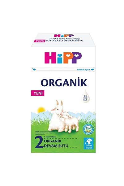 Hipp Organik 2 Keçi Sütü Bazlı Devam Sütü 400 gr