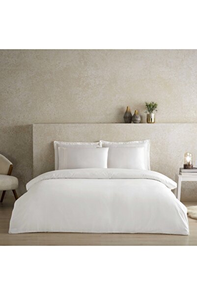 Linens X Tencel ™   Lyocell Double Duvet Cover White