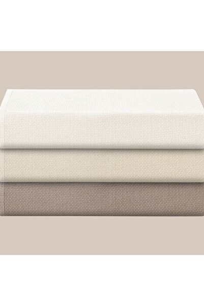 Linens Monty Pamuk Çift Kişilik Pike Kum