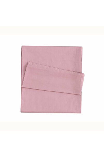 Linens Mix&Match Cotton Satin Double Bed Sheet Dusty Rose
