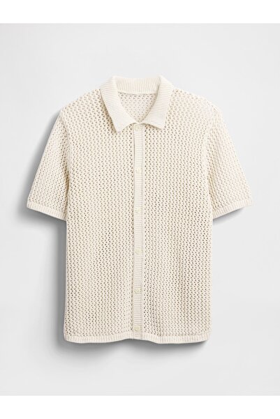 GAP ErkekMesh Örgü Gömlek