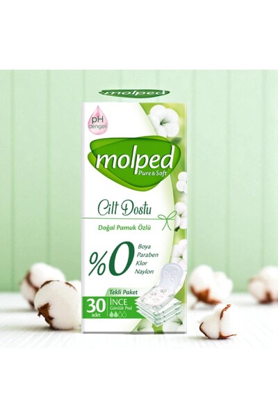 Molped Brand: Pure & Soft Delicacy Daily Pads 30Pcs Category: Daily Pads