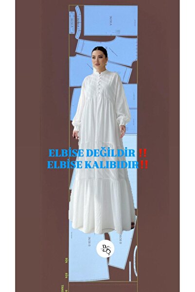 MODA ELBİSE DIY KESİM DİKİM KALIBI DIR !!!!! 34/36 46/48