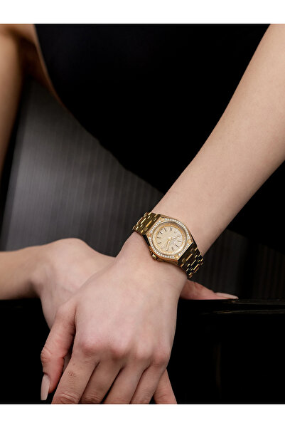 FERRO Yellow Steel Cord Women Wristwatch Fl43007A-B4 3Atm Water Resistant 2 Years Warranty Giftpacked