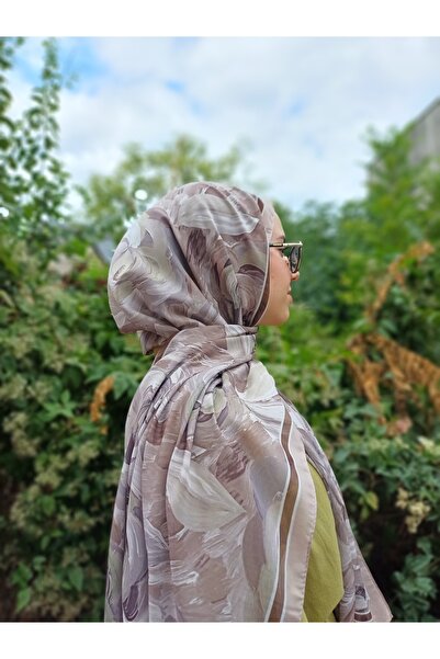 SK Scarfs Pamuk Vual Kumaş Çiçek Desen Şal