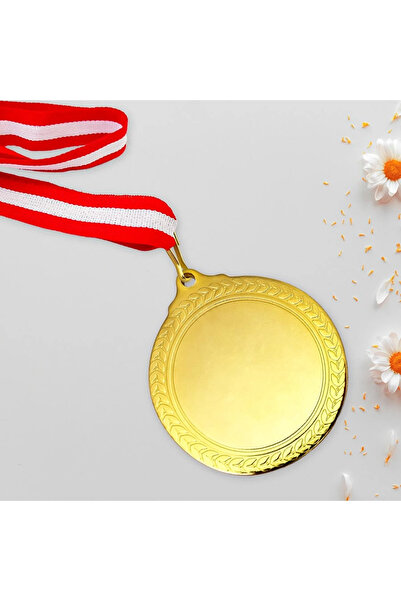 Özcan Tasarım Металева медаль - Золота медаль - Медаль без тиснення - Порожня медаль - 10 штук