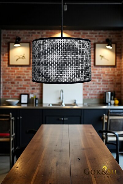 Göksu Lighting Rattan Tekli Sarkıt Avize Mutfak Banyo Antre Oturma Odası