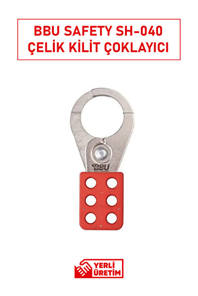BBU Safety Equipment BBU Safety SH-040 Çelik Kilit Çoklayıcı | 6 Kilitli LOTO...