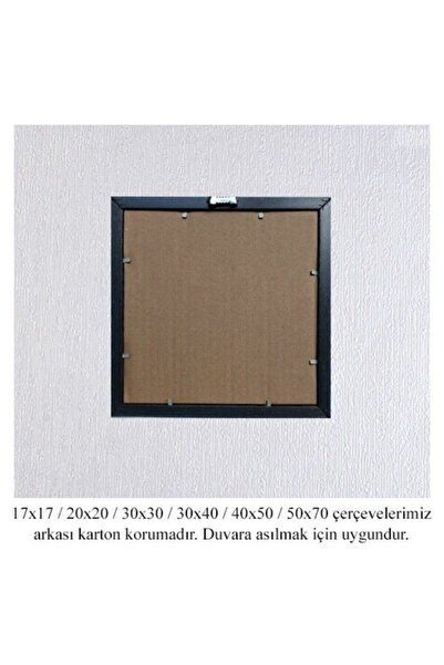 AS TİCARET 40x50 Çerçeve ( Postersiz ) - siyah