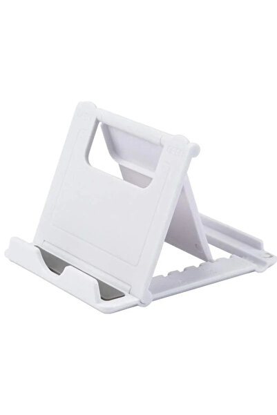 Choice حامل هاتف للطاولة باللون الأبيض قابل للتعديل لسطح المكتب لأجهزة iPad و...