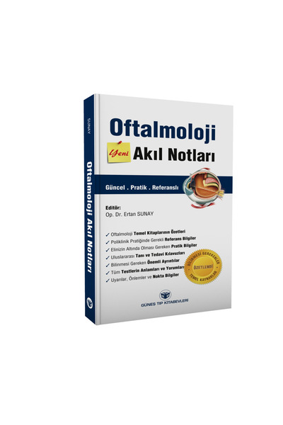 Güneş Tıp Kitabevleri Oftalmoloji Akıl Notları
