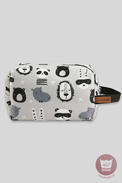 HAMUR Dirty Clean Wet Organizer Bag Cartoon Baby Kids Clothes Laundry Mommy Makeup Mattress Bag