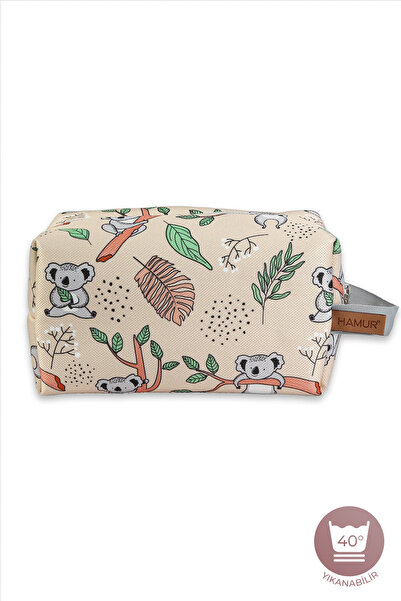 HAMUR Dirty Clean Wet Organizer Bag Koala Baby Kids Clothes Laundry Mommy Makeup Mattress Bag