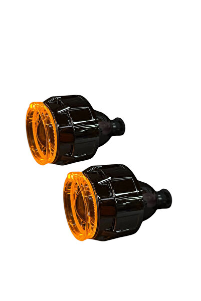EKT 2.5 İNÇ Bİ XENON MERCEK + C3 MODEL TURUNCU KAPAK