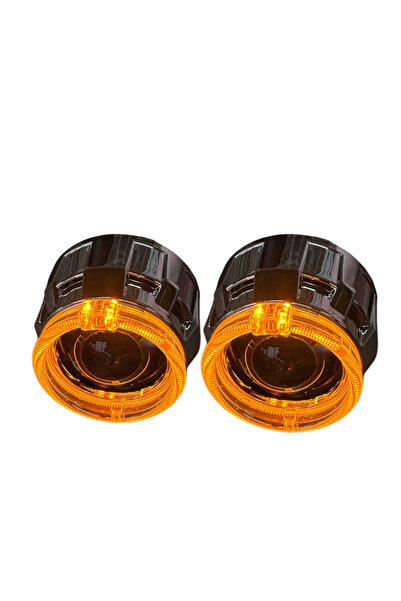 EKT 2.5 İNÇ Bİ XENON MERCEK + C3 MODEL TURUNCU KAPAK