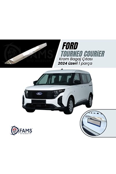 F, Tourneo Courier Krom Bagaj Çıtası 2024 Üzeri Paslanmaz Çelik