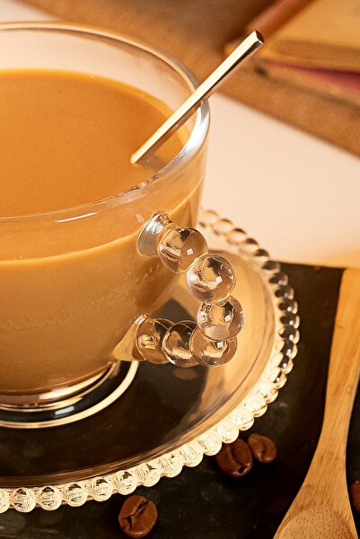 Perotti 6'lı Çay Fincanı Cam Çay Fincan Takımı Çay Fincan Seti Çay Takımı Fincan Takımı 200 ml