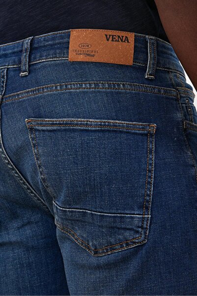 VENA Smith Green Cast Tapered Fit Jean Trousers - Green Cast