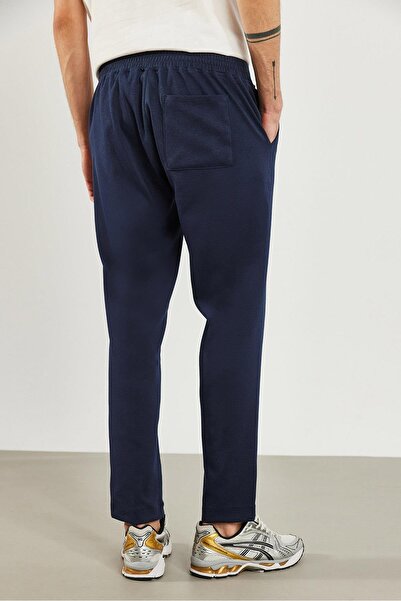 VENA Alex Beli Lastikli Baggy Pantolon-Lacivert