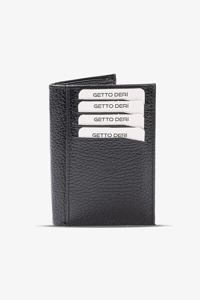 Getto Deri Elenore Hakiki Deri Kişiye Özel İsim Baskıslı Cüzdan