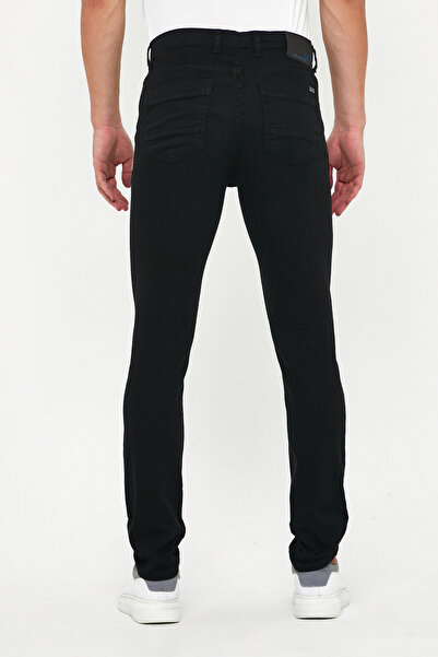 VENA Edward Black Slim Straight Jean Παντελόνι - Μαύρο